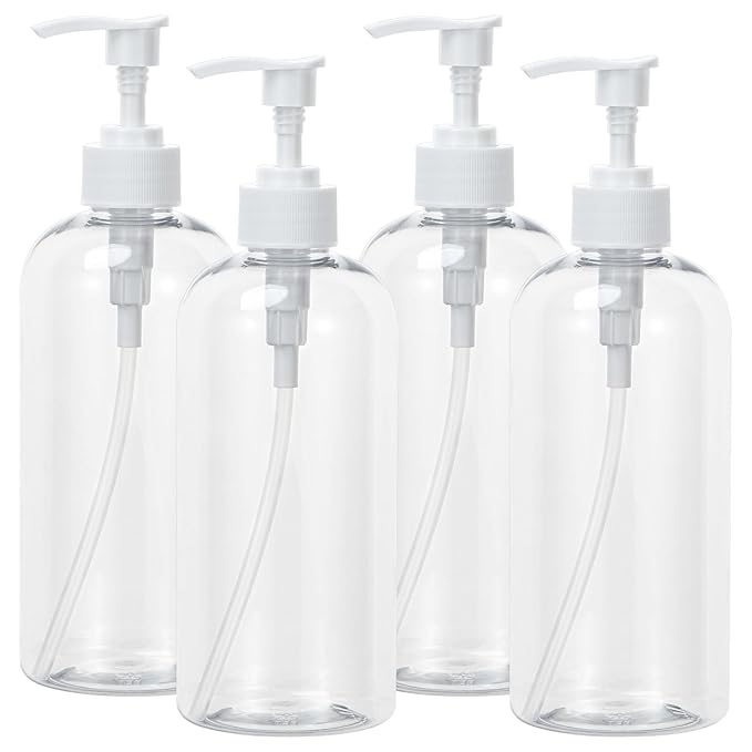 Pump Bottle Shampoo Pump Dispenser, Yebeauty Shampoo Bottles by For+A+Better+Life