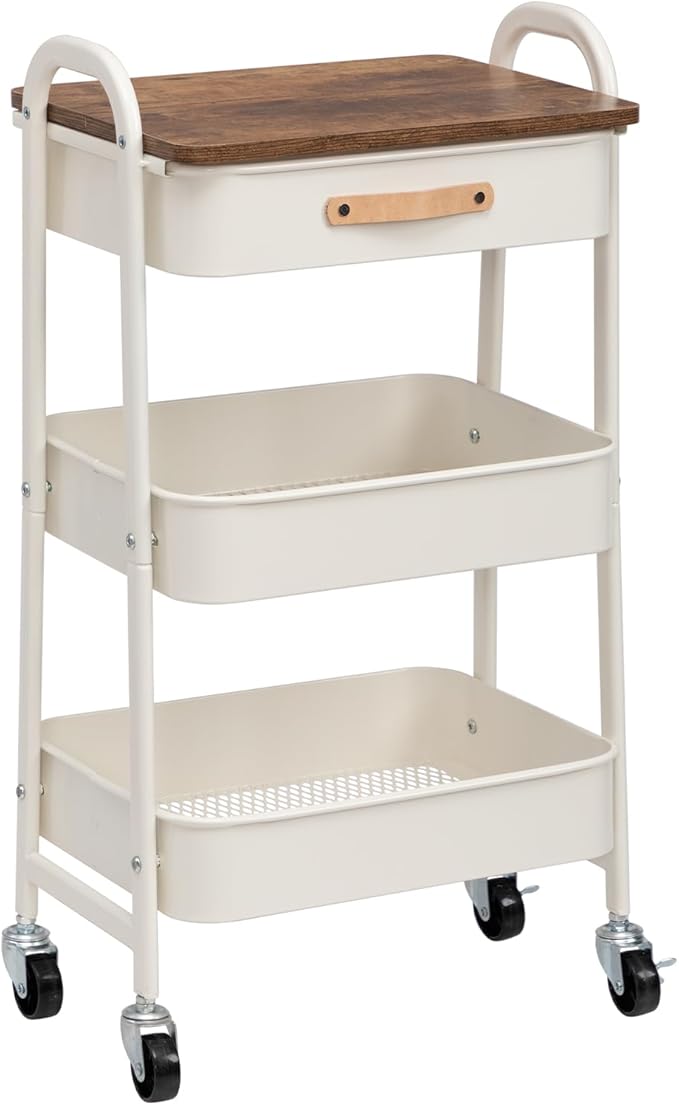 AGTEK Rolling Organizer Cart by AGTEK