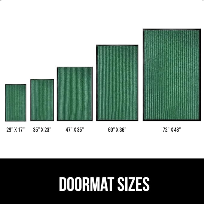 GORILLA GRIP Traffic Guard Door Mat, Heavy Duty Welcome Mats, Commercial Office - Image 6