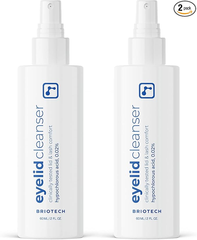 BRIOTECH Eyelid Cleanser, Hypochlorous Acid Spray, Lid & Eyelash Cleanser by BRIOTECHUSA