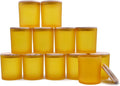 14 OZ Thick Candle Jars for Making Candles 12 Pcs, 3 Wick Empty Jars by Showin