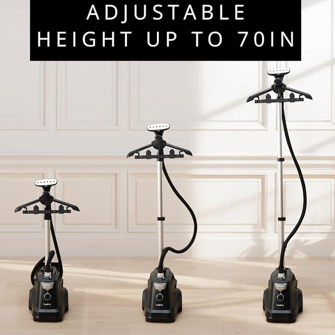 True & Tidy® Heavy-Duty Industrial Standing Garment Steamer - Image 7