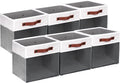 HNZIGE 11x11 Cube Storage Bins for Cube Organizer, Collapsible Decorative by HNZIGE