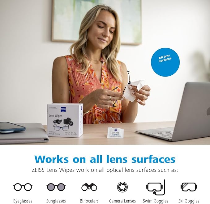 ZEISS Pre-Moistened Lens Cleaning Wipes - Image 8