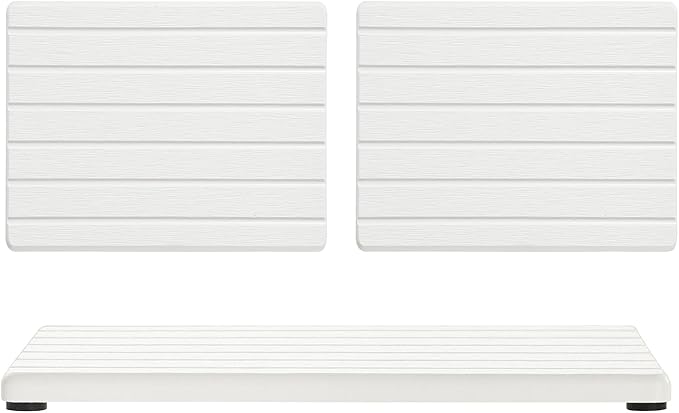 3 Pack Diatomite Stone Sink Tray, Water Absorbing Mat by Homdiva