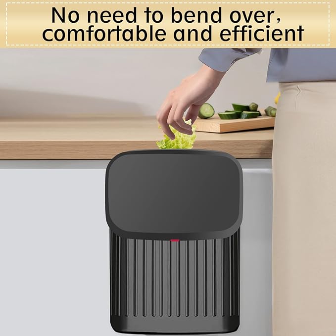 GloDeals Kitchen Hanging Trash Can - Image 2