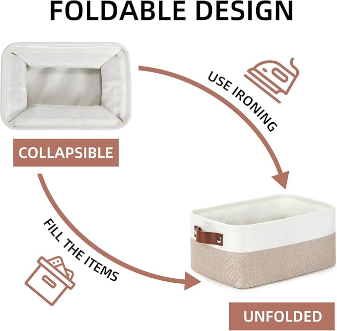 DULLEMELO Collapsible Fabric Storage Bins - Image 4
