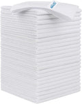 HOMEXCEL White Microfiber Cleaning Cloth, 24 Pack Cleaning Towels by HOMEXCEL
