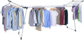 Clothes Drying Rack, Gullwing Laundry Rack Adjustable and Foldable by YUBELLES