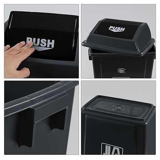 8 Gallon Plastic Kitchen Trash Can - Image 3