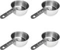 1/2 Cup Stainless Steel Measuring Cup | Sturdy Metal 125 ml | 125 cc | 4 oz | by Knupp+Co.