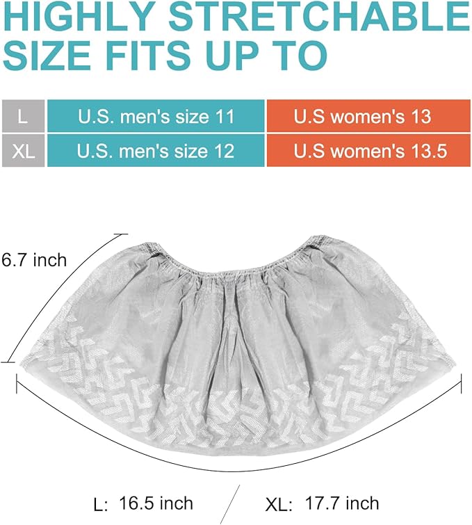 Shoe Covers Disposable 60 Pack, Non-Woven Booties - Image 5