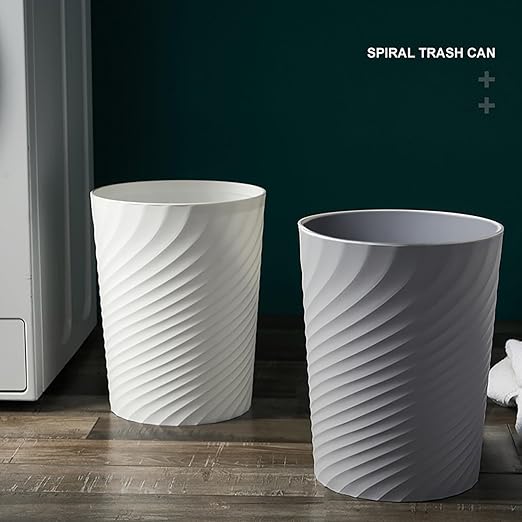 2 Pcak Small Bathroom Trash Can 1.8 Gallon Waste Basket Garbage Can - Image 7
