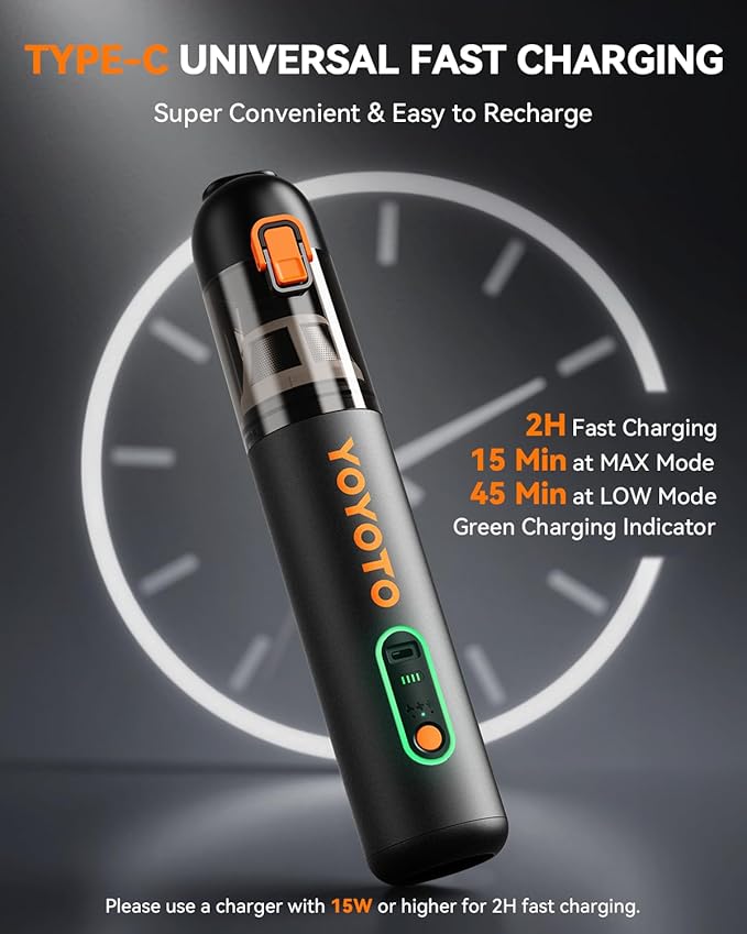 Car Vacuum, Handheld Vacuum Cordless - Image 4