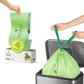 SUPERBIO 4 Gallon Compostable Drawstring Food Scrap Bags, 15.1 Liter, 0.9 Mil by SUPERBIOCOMPOSTABLEBAGS