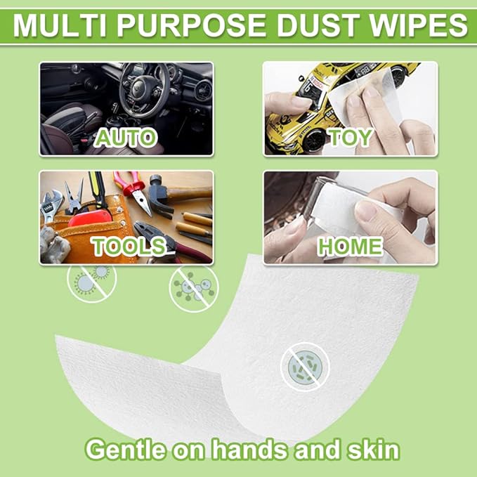 Air Jungles All Purpose Car and Home Cleaning Wipes 70 Count, Extra Large 8" x - Image 7
