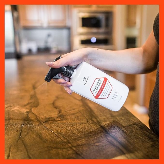 TriNova Granite Sealer & Protectant 18 oz & Gallon Refill Bundle - Image 6