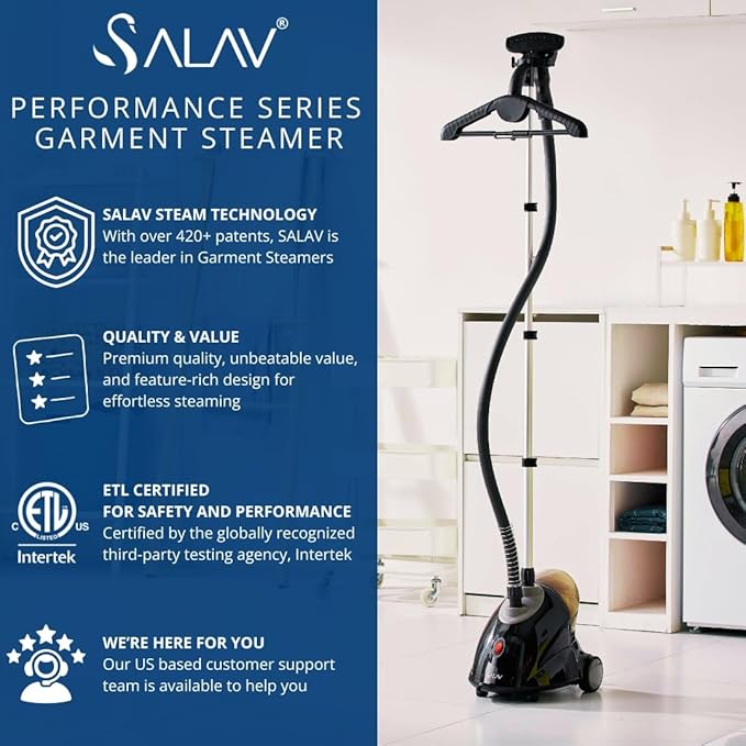 SALAV GS18-DJ Standing Garment Steamer - Image 4