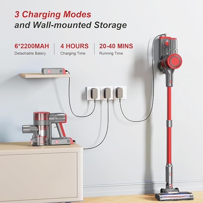 Cordless Vacuum Cleaner, Lightweight Stick Vacuum Cleaner - Image 9