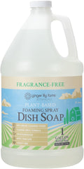 Ginger Lily Farms Botanicals Plant-Based Foaming Spray Dish Soap, Concentrated by GingerLilyFarms