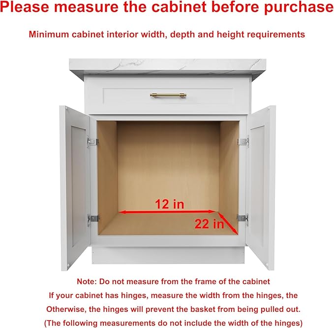 Pull Out Cabinet Organizer, Heavy-Duty Slide Out Shelf, Wood And Wire Basket - Image 3
