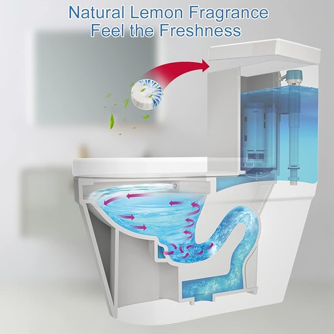 KIISIISO Toilet Bowl Cleaner Tablets, 12 PACK Commercial Household Bathroom - Image 5