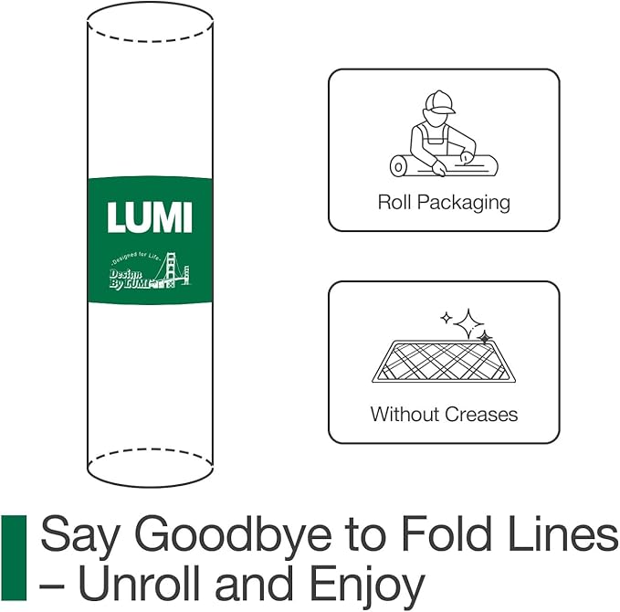 LUMI Indoor Door Mat 36"x56", Ultra Thin Low Profile Non-Slip Doormat - Image 3