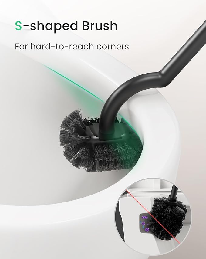 Cesun Toilet Brush and Holder Set - Image 3