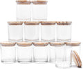 Thick Candle Jars for Making Candles 12 Pcs, 7 OZ Empty Jars by Showin