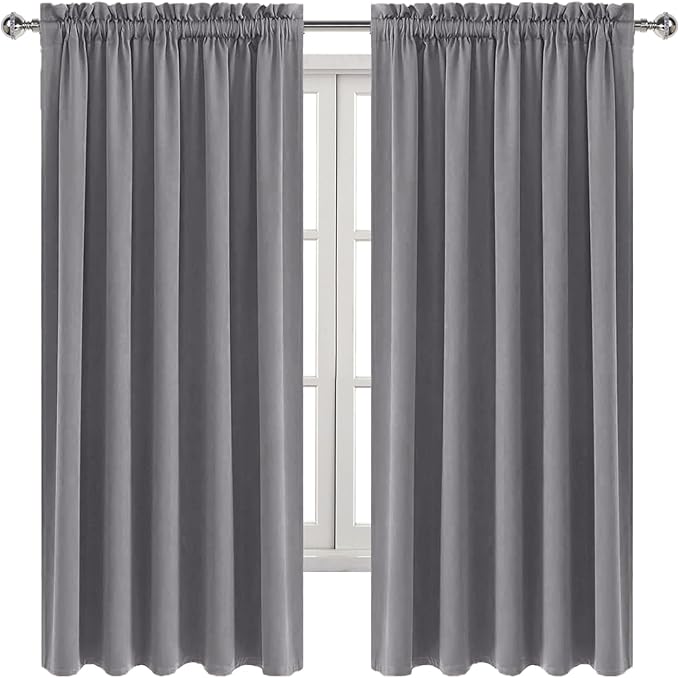 DWCN Blackout Curtains for Bedroom – Rod Pocket Thermal Insulated Noise - Image 9