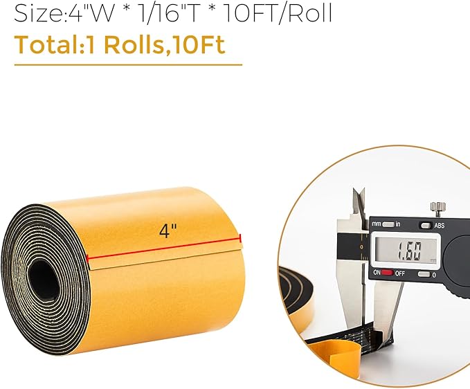 10 Feet Weather Stripping Door Seal, Window Insulation - Image 3