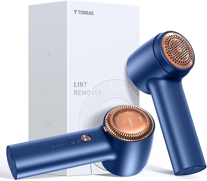 TORRAS Fabric Shaver Lint Remover, Rechargeable Electric 3-Speed Sweater Shaver by TORRAS