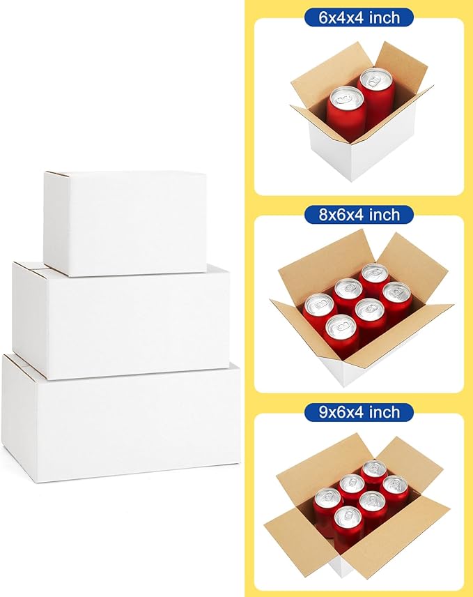Assorted-Sizes-Shipping-Boxes-45-Pack: 6x4x4 & 8x6x4 & 9x6x4 - Image 2