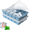 Silicone Ice Cube Tray, 2 Pack Easy-Release Stackable Ice Trays by Unknown