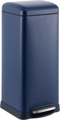 happimess HPM1007H Betty Retro 8-Gallon Step-Open Trash Can, Fingerprint by Happimess
