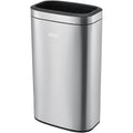 Global Industrial 8 Gallon Stainless Steel Slim Open Top Receptacle by GlobalIndustrial