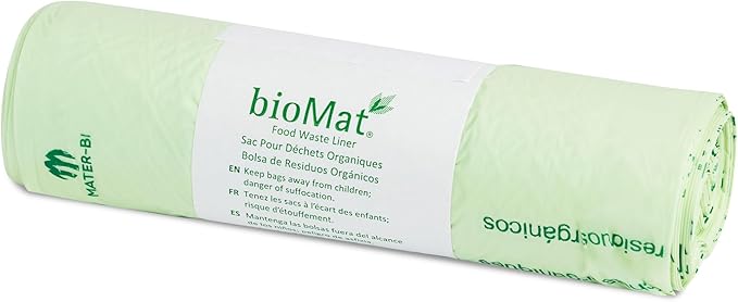 bioMat 35 Gallon Compostable Trash Bags by VisitbioMat