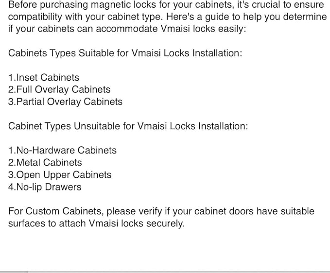 Vmaisi Adhesive Magnetic Locks for Cabinets & Drawers - Image 8