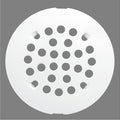 rrajj 4-1/4 Inch Round Snap-in Shower Floor Drain Cover Replacement Cover by RRAJJ