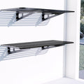 2-Pack 2x4ft Garage Wall Shelving, 2 Shelf Total 8 ft Garage Wall Storage by ZoffyFabrizio