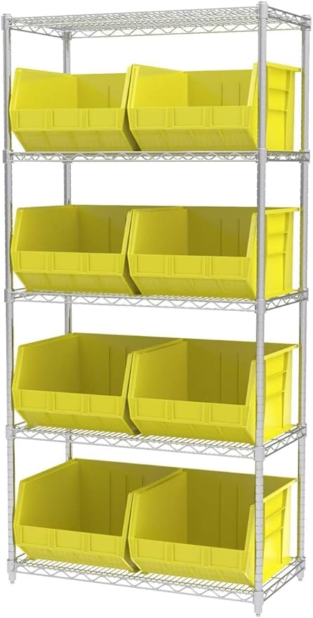 Akro-Mils 30270 AkroBins Plastic Storage Bins, Space-Saving Stackable Bins - Image 9