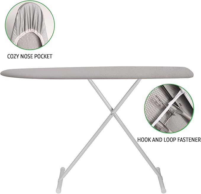 Ironing Board Cover and Pad 15x54 Inch Standard Ironing Board Cover - Image 5