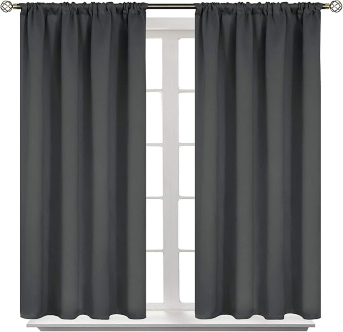 BGment Short Blackout Curtains 48 Inches Length by BGment