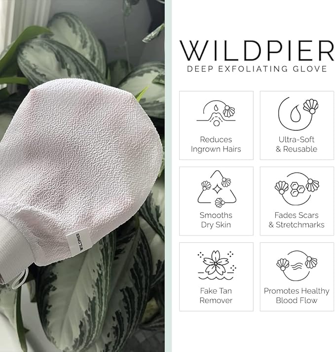 Wildpier Beauty Exfoliating Glove Mitt Body Scrub - Image 2