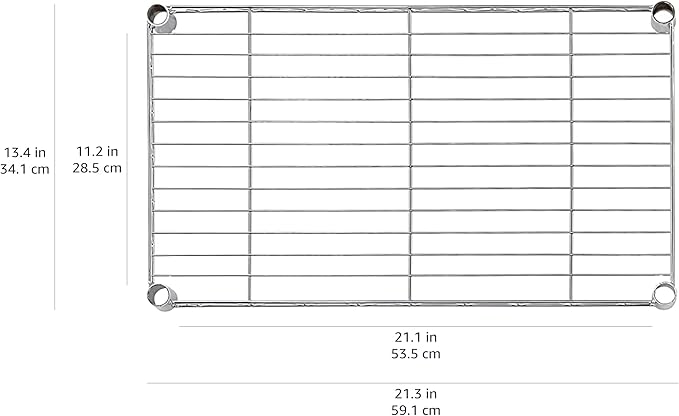 Amazon Basics 4-Shelf Adjustable, Storage Shelving Unit, Steel Organizer Wire - Image 6