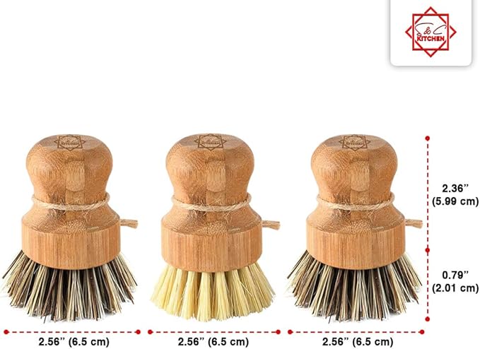 Bamboo Scrub Brush - Image 2