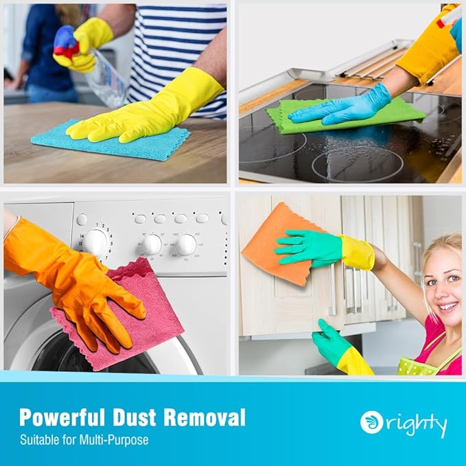 Orighty Microfiber Cleaning Cloth 24 Pack, Highly Absorbent Cleaning Supplies - Image 6