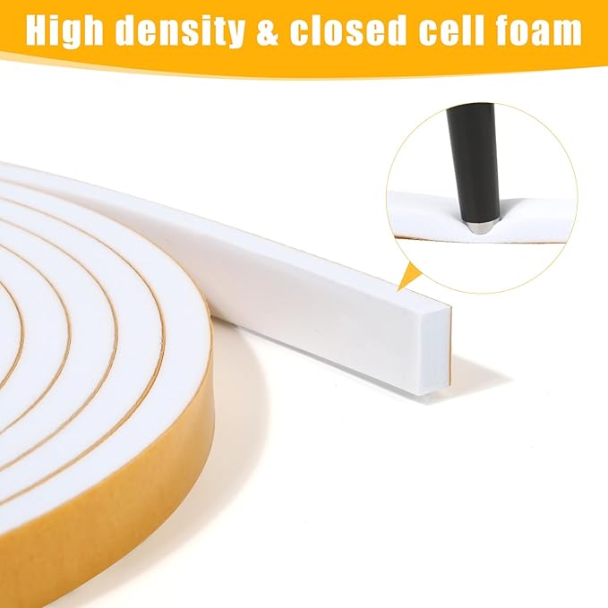 Weather Stripping Door Seal Strip, Strong Adhesive, Lightproof, Soundproof - Image 5