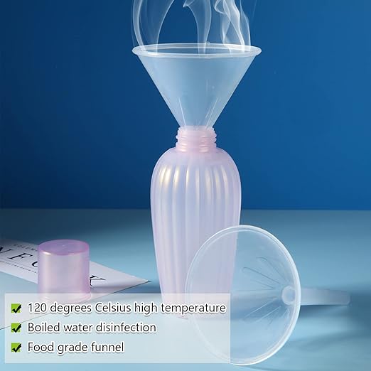 LANIAKEA 20PCS Plastic Funnel Set, Water Bottle - Image 6