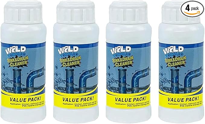 Wild Tornado Sink Drain Cleaner, Powerful Sink and Drain Cleaner Powder by Unknown